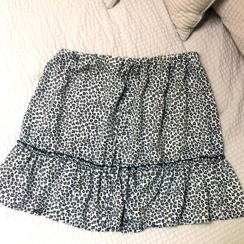 Size M Animal Print Mini Skirt | Francesca’s